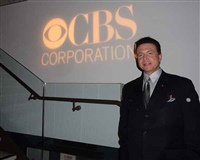 Frank Mottek at CBS party at SoHo Club, 2014